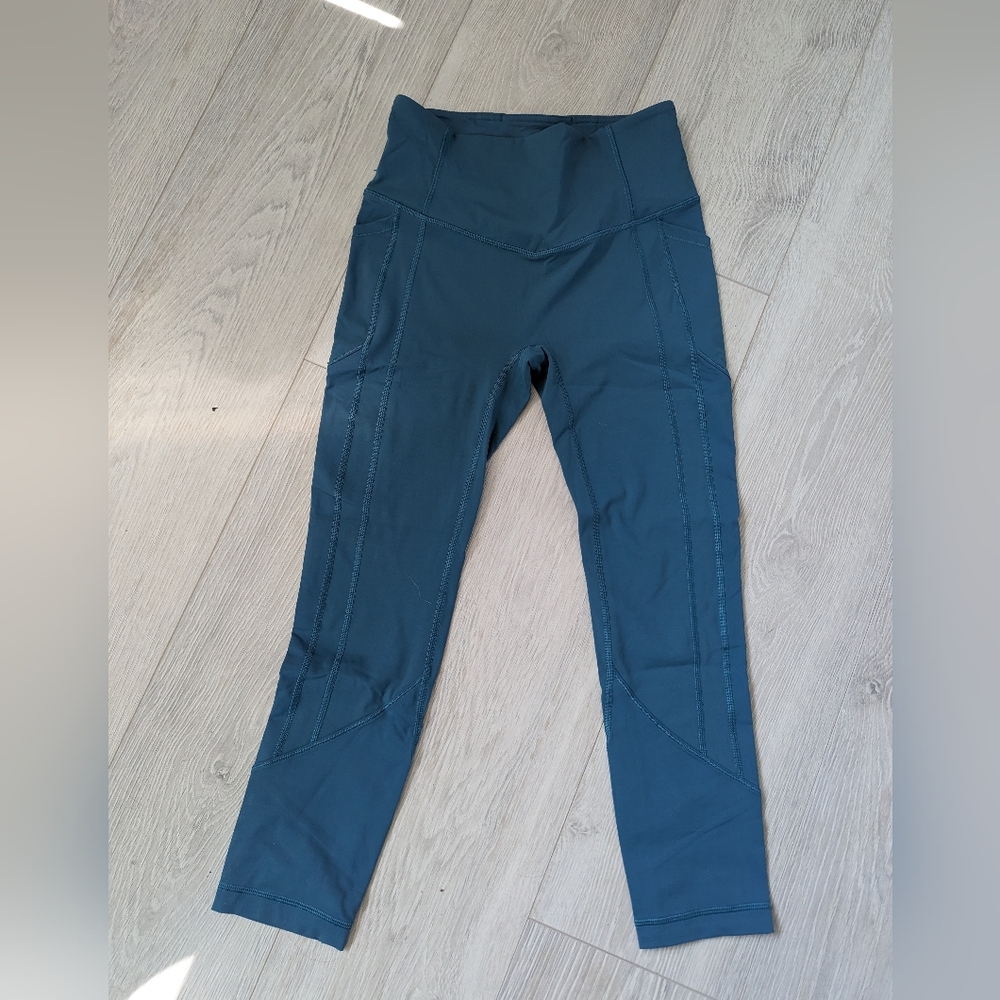 Lululemon All The Right Places Crop II in Desert Teal